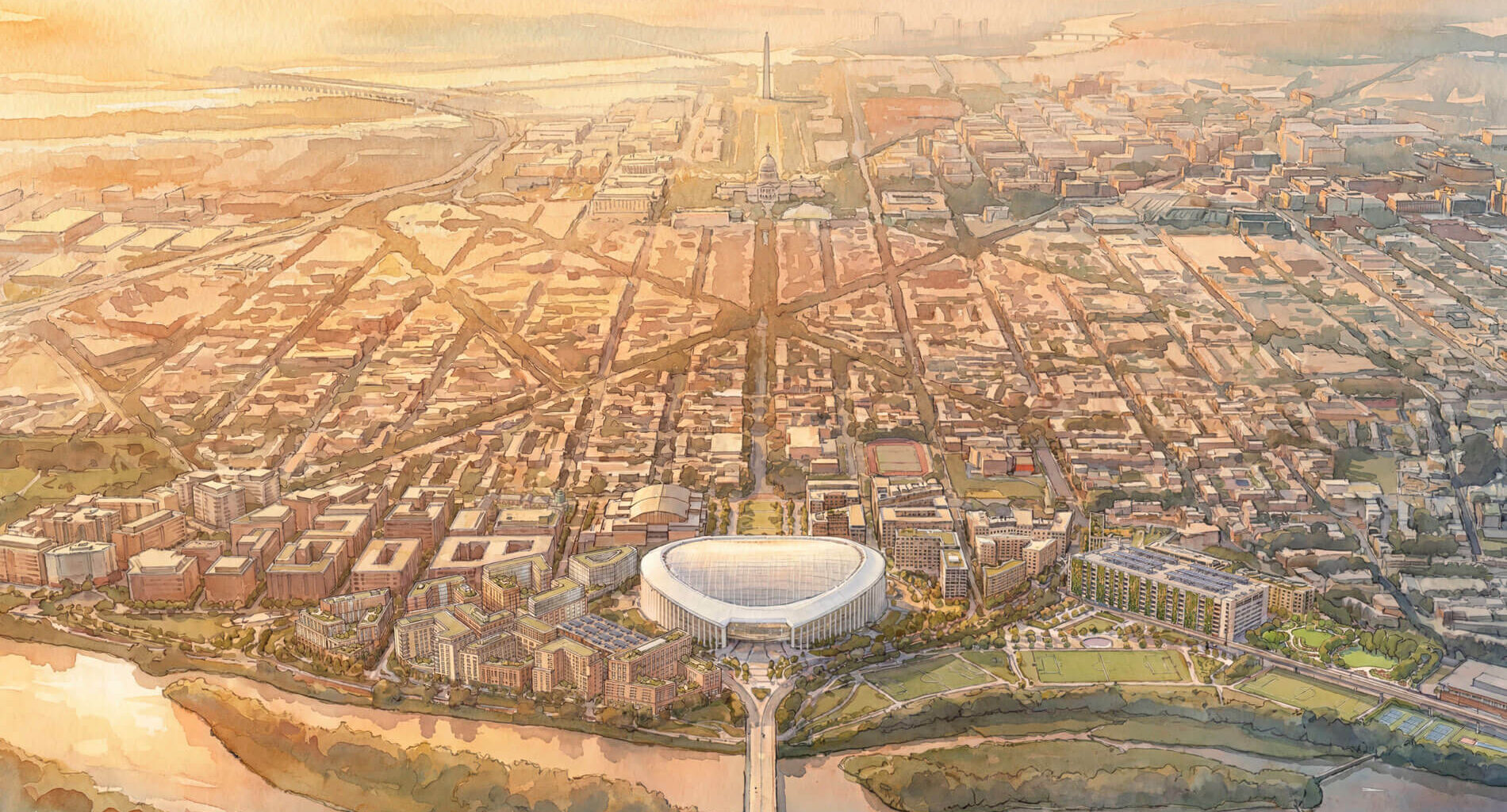 The D.C. Office of Planning releases masterplan for Robert F. Kennedy Campus