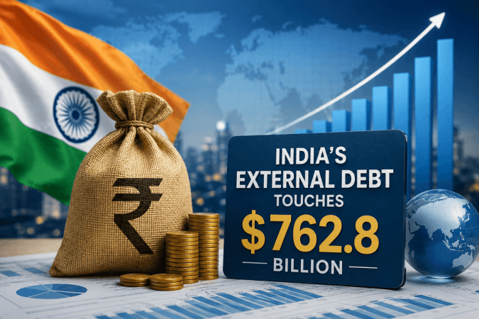 India's External Debt Touches Record $762.8 Billion
