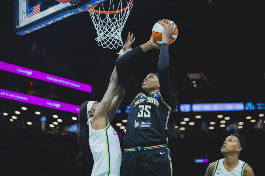 July 3rd, 2026; New York Liberty defeat the Minnesota Lynx 99-86 at Barclays Center in Brooklyn, NY (Photos by. Brandon Todd/New York Liberty)