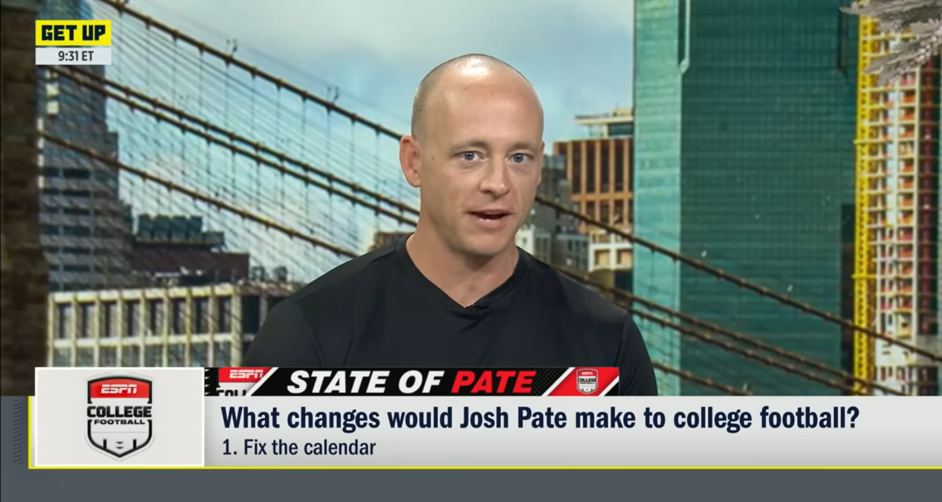 Josh Pate has Pat McAfee-sized vision for his own future at ESPN