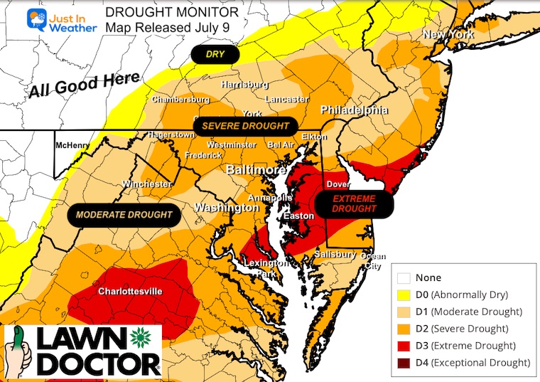 July 9 Drought Monitor