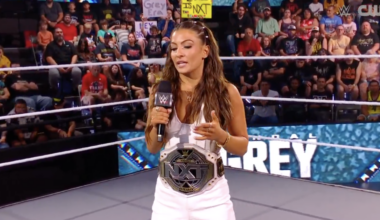 The new NXT women’s champion is a work in progress