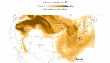 The wildfire smoke is back, filling skies as far south as Florida - The Washington Post