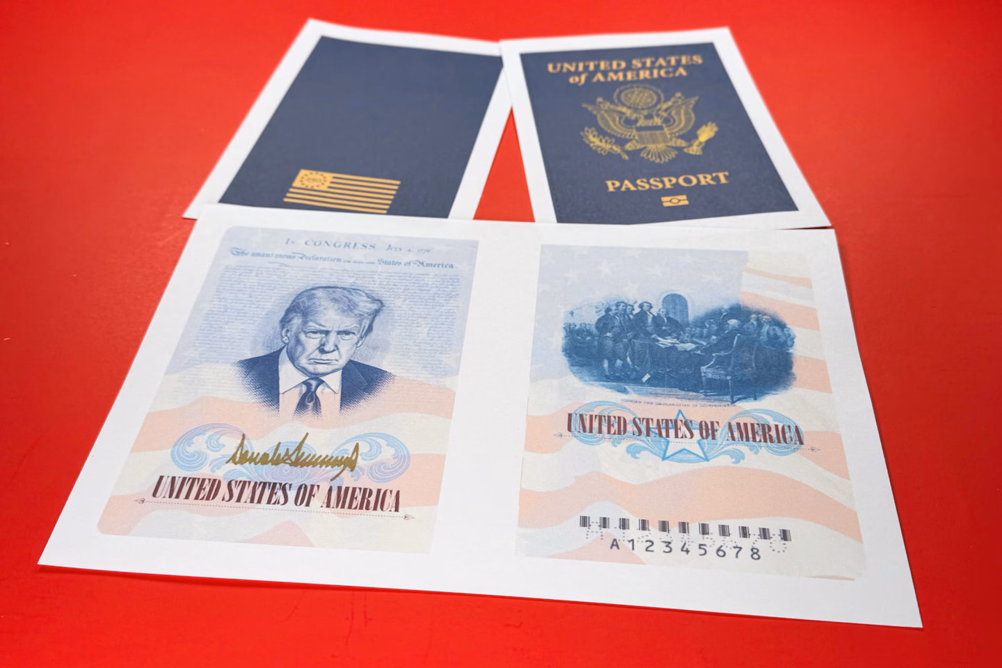 Passports bearing Trump’s picture will be more widely available