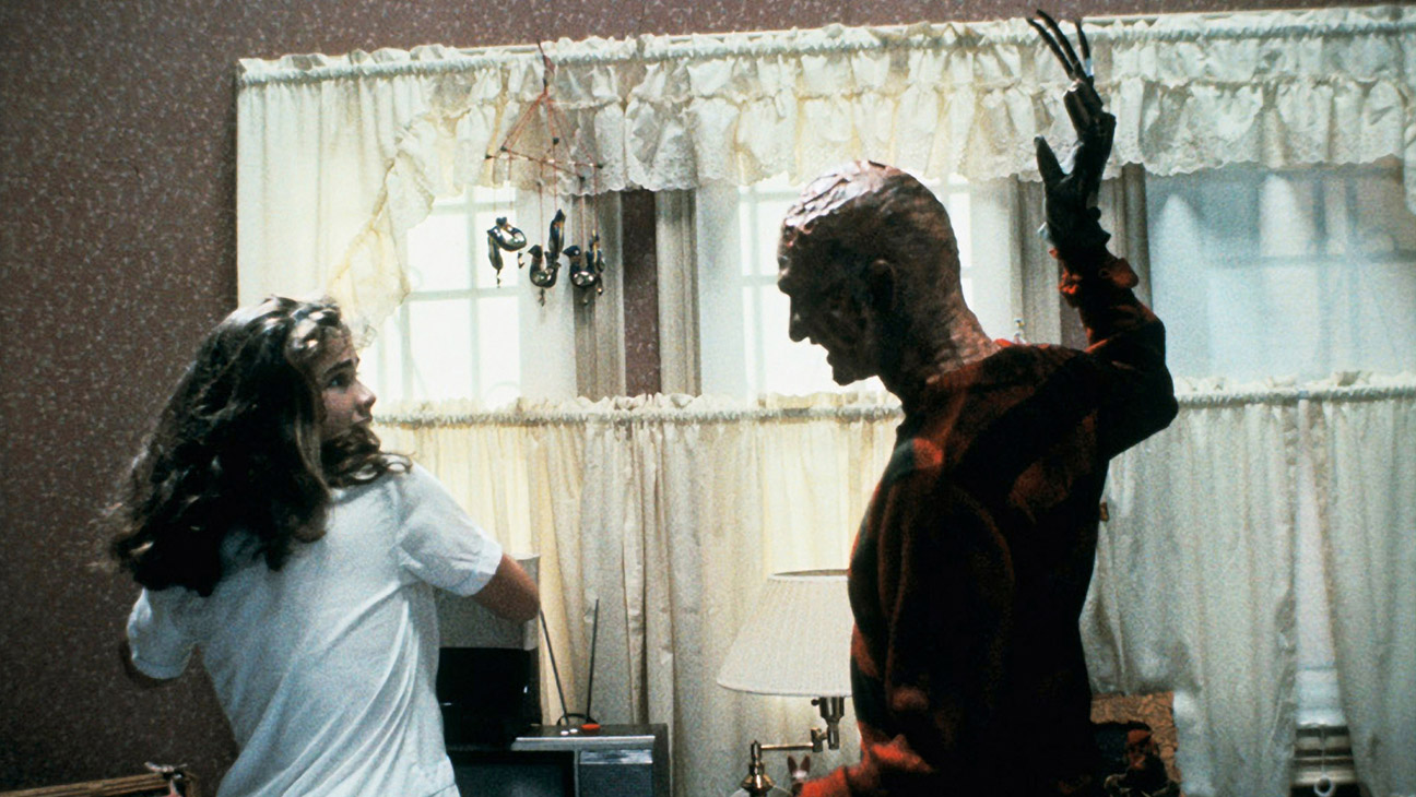 A Nightmare on Elm Street, from left: Heather Langenkamp, Robert Englund, 1984.