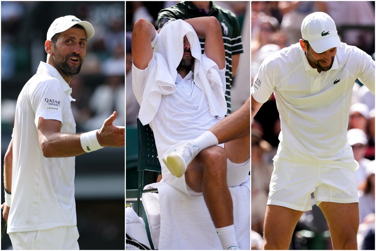 Meltdowns, outbursts and the big question now facing Novak Djokovic’s bid for Wimbledon history
