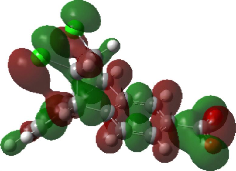 Molecular Orbital of an Organic Molecule