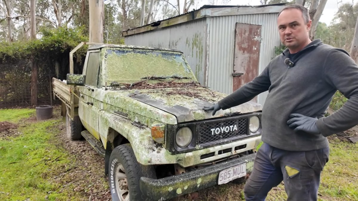 Moss-Covered Toyota Land Cruiser Startup Video Proves That Legends Never Die