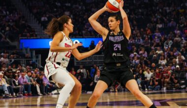 Gabby Williams hits two late 3-pointers and leads Valkyries to 9th straight win, 74-69 over Mystics
