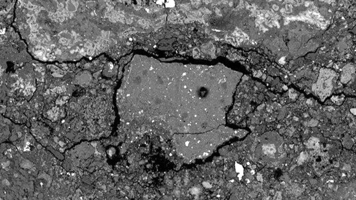 Hillsborough meteorite in photogrpah