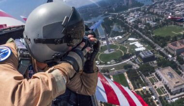 NASA Photographer Soars Over Washington in a Fighter Jet