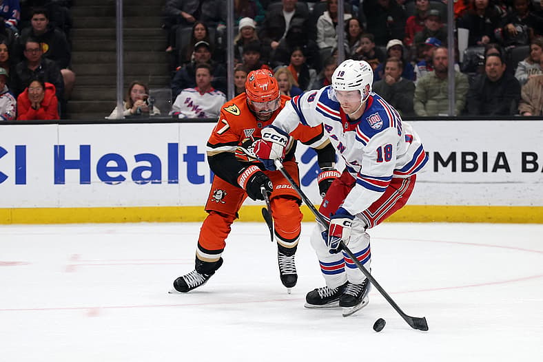 NHL: New York Rangers at Anaheim Ducks