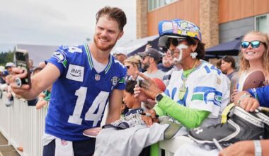 Sam Darnold uninterested in narratives about him, but ready to help Seahawks defend Super Bowl crown