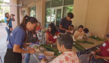Hundreds gather for art therapy at UH Cancer Center