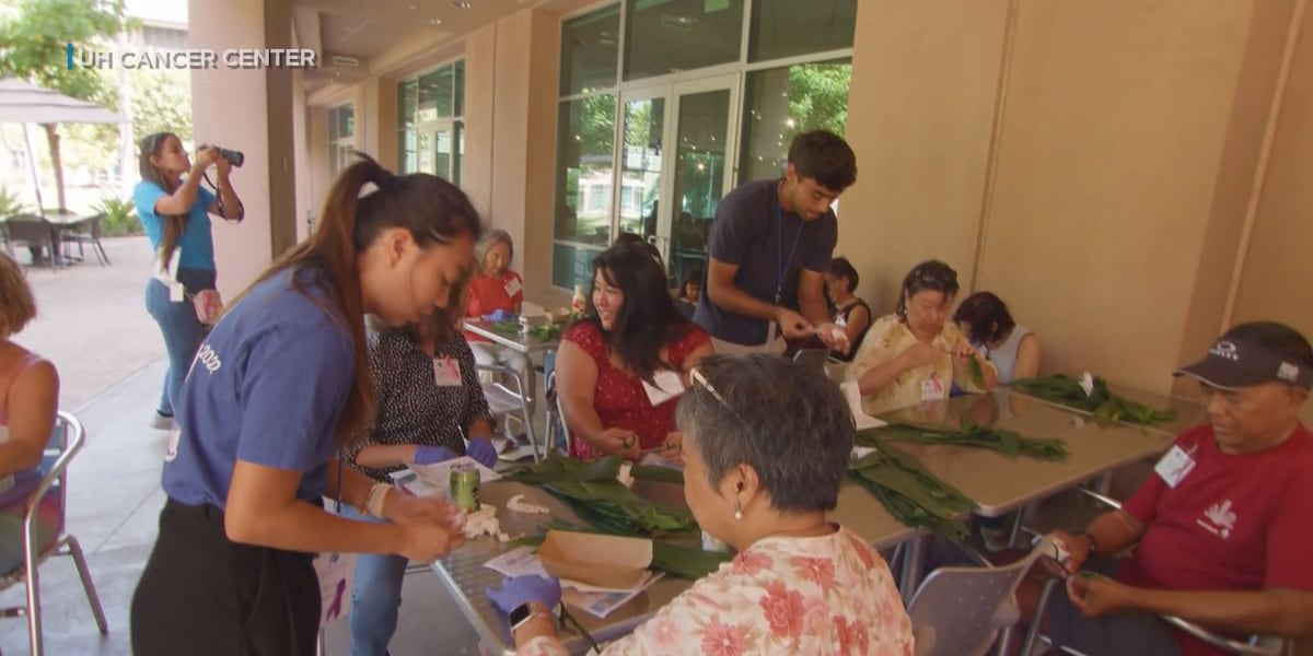 Hundreds gather for art therapy at UH Cancer Center