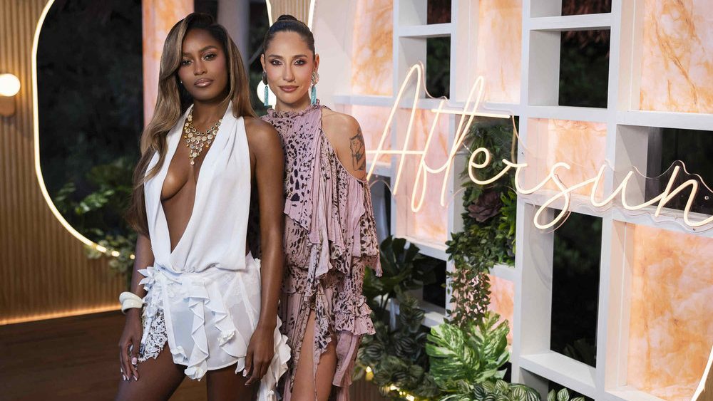 Ciara Miller and Tefi Pessoa of 'Love Island USA Aftersun.'
