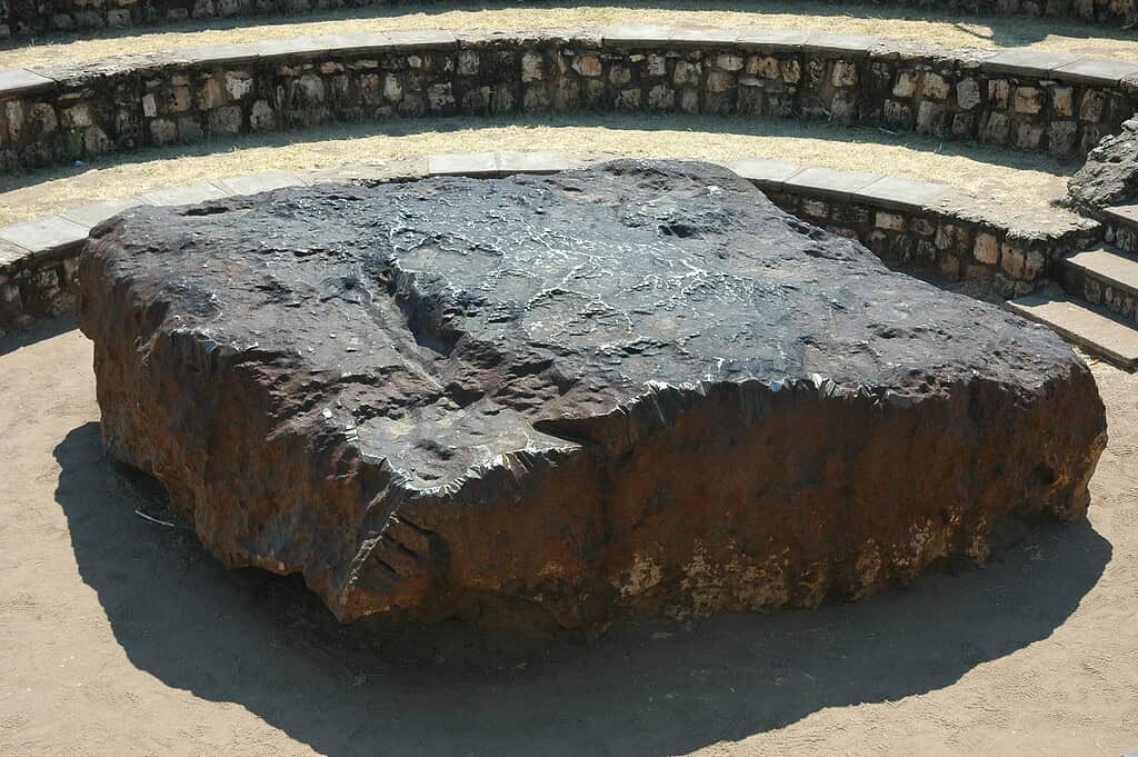 Hoba meteorite as it looks currently