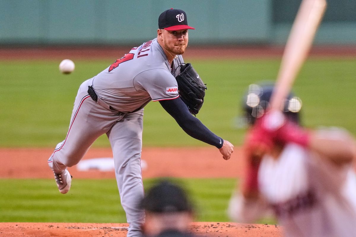 Civalli strikes out 13, Nationals snap Red Sox's 5-game win streak with 8-1 rout