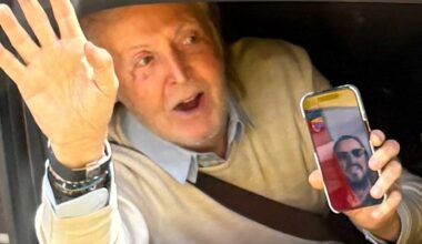 Beatles Tour Bus Pulls Alongside Paul McCartney–While He was on Video Call With Ringo
