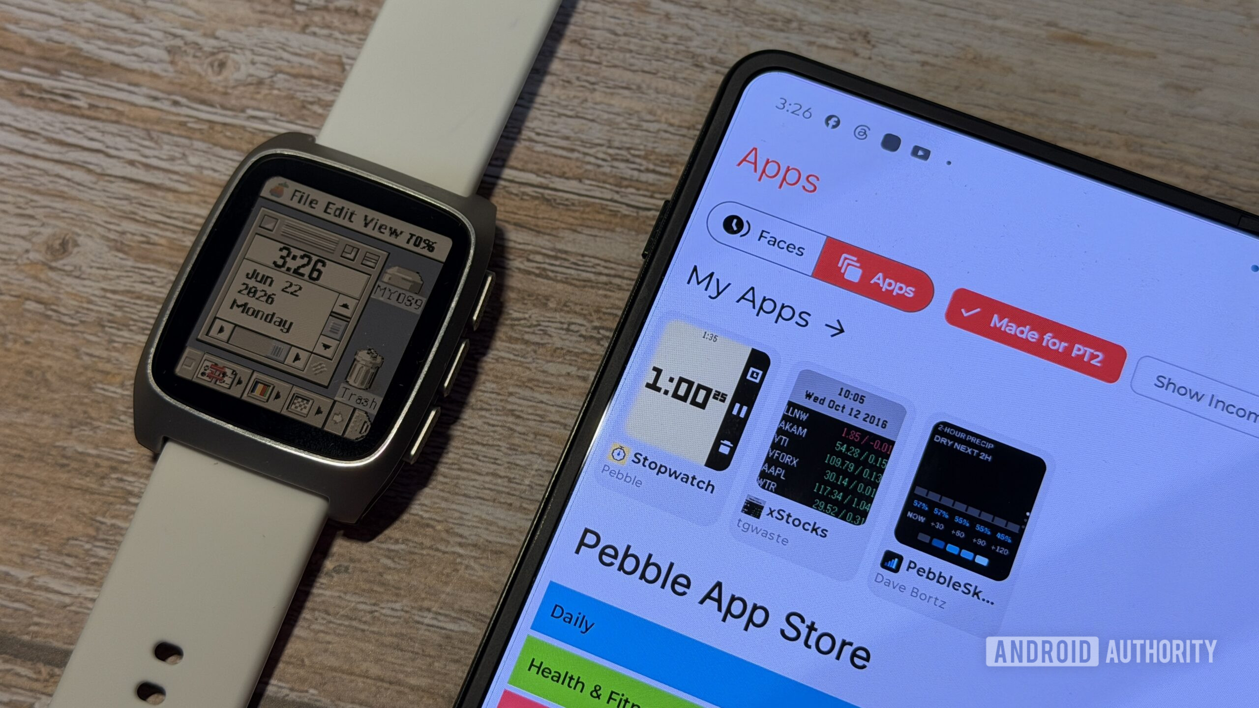 PebbleOS companion app PebbleOS companion app