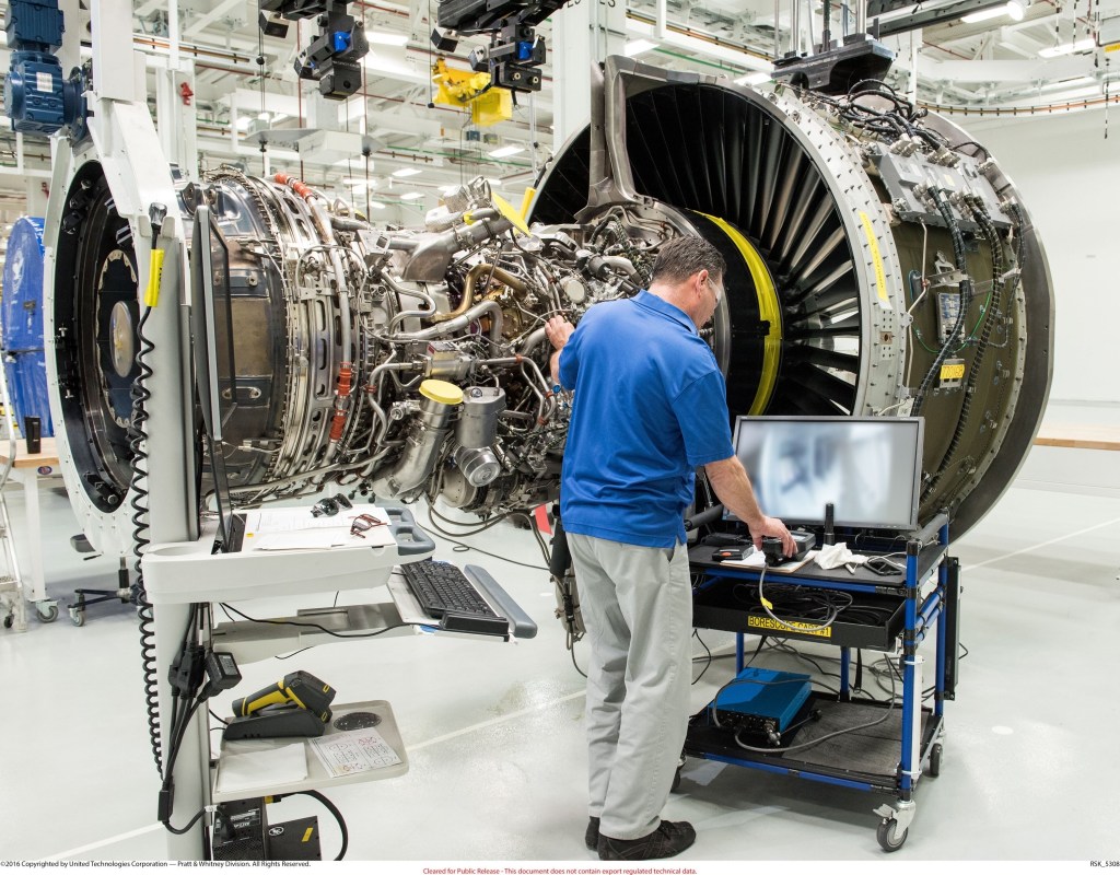 Pratt & Whitney jet engine