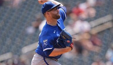Royals lefty Noah Cameron has a no-hitter broken up by the Twins' Ryan Jeffers to start the 7th