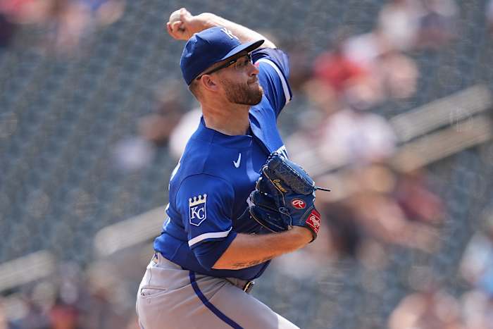 Royals lefty Noah Cameron has a no-hitter broken up by the Twins' Ryan Jeffers to start the 7th