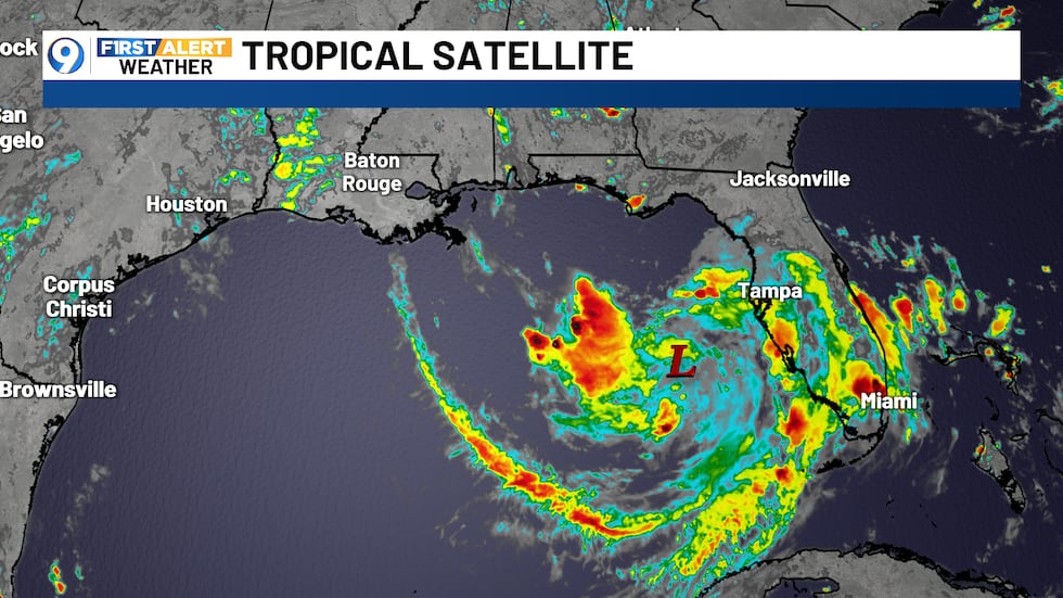 Tropical Satellite - Saturday afternoon