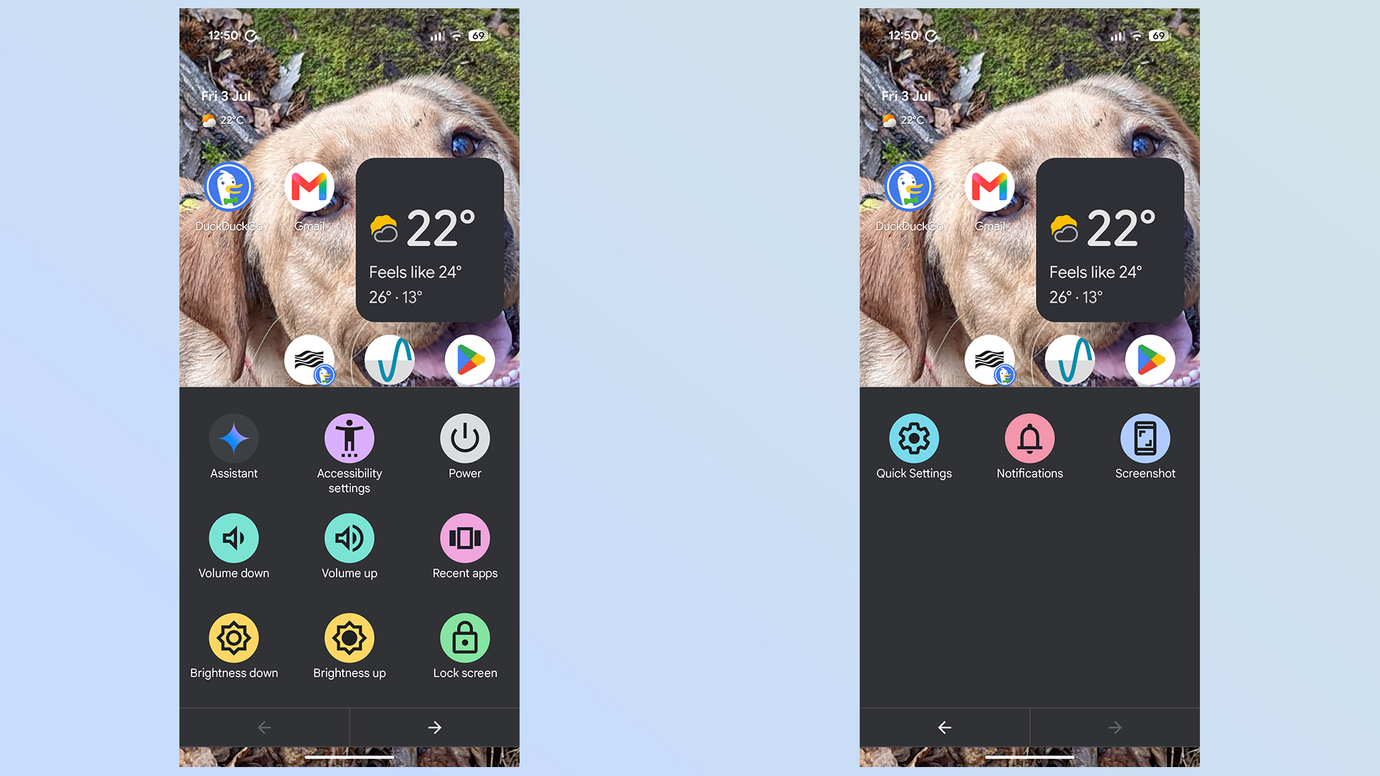 android accessibility shortcut how to