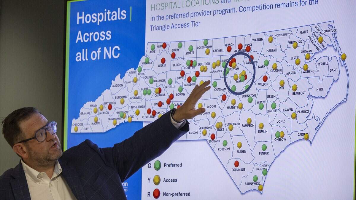 Which NC hospital systems are preferred in SHP 2027 changes