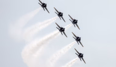 A 9-hour procession of military aircraft for America’s 250th takes off in D.C. - The Washington Post