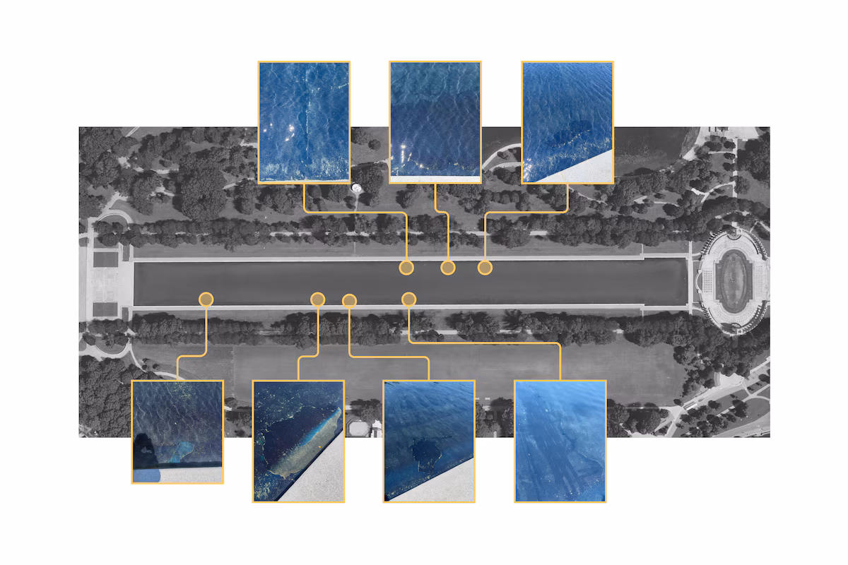 Reflecting Pool peeling probably caused by application flaws, experts say