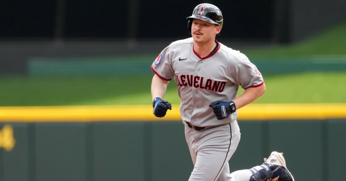 Kyle Manzardo hits first grand slam, Cleveland Guardians rally for win over Cincinnati Reds in Game 1 of doubleheader