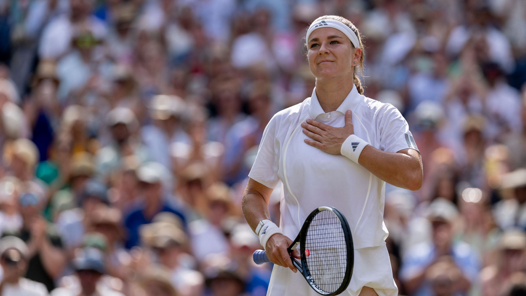 Muchova holds nerve for first Wimbledon final - Wimbledon