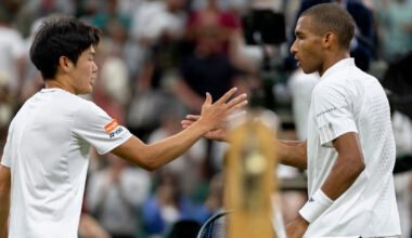 Auger-Aliassime too strong for Zheng - Wimbledon
