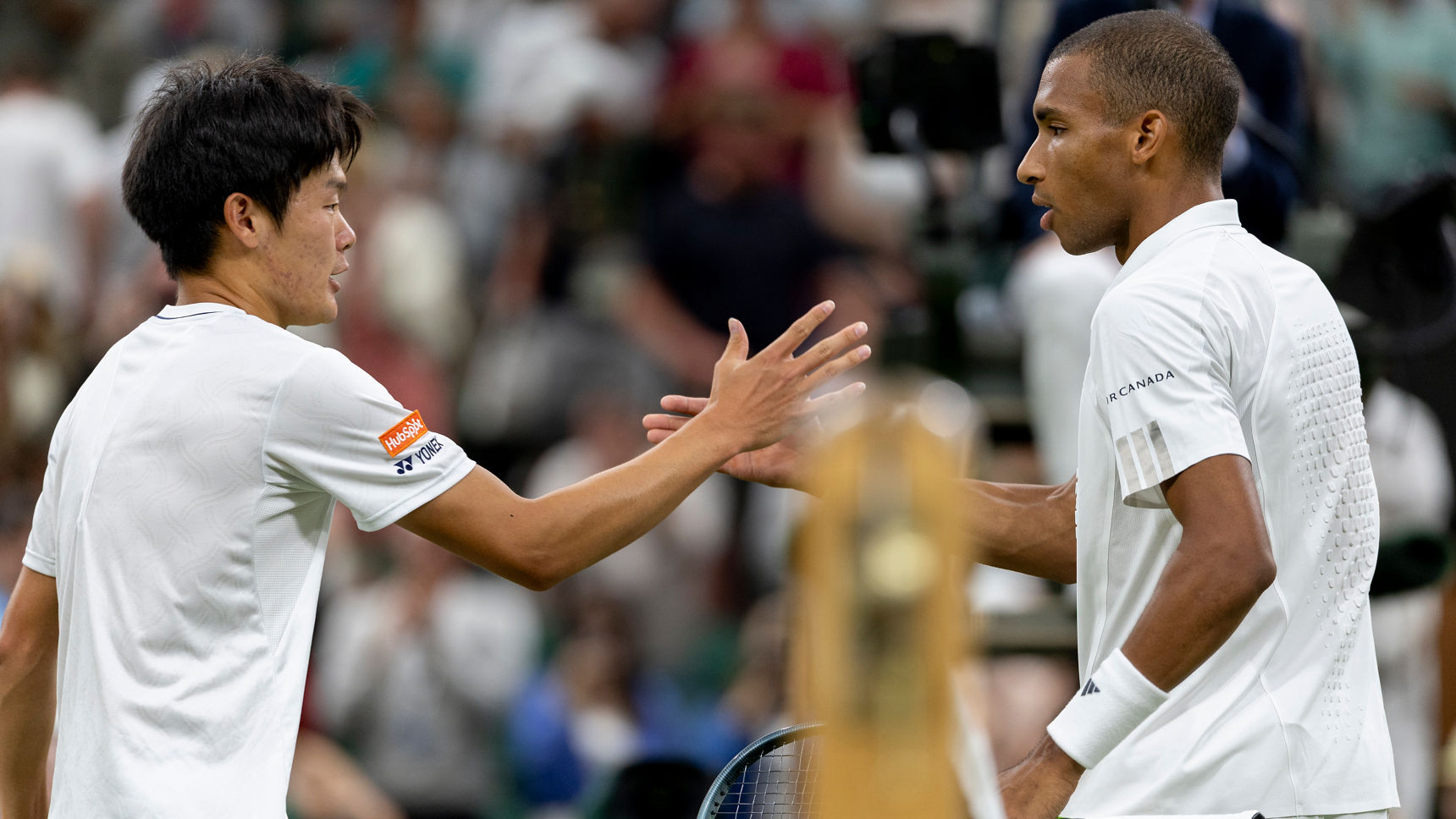 Auger-Aliassime too strong for Zheng - Wimbledon