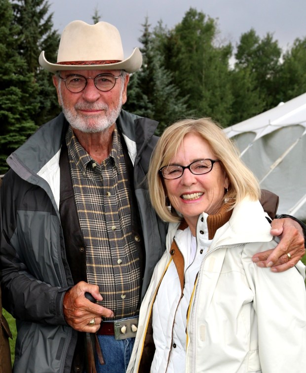 Doctors Brent and Sarita Eastman photographed at their home in Jackson Hole, Wyoming.