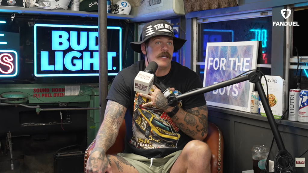 Taylor Lewan addresses his snub from the Travis Kelce and Taylor Swift wedding bash on his podcast Tuesday.