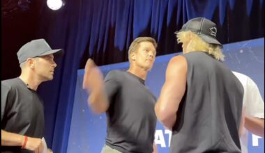 WATCH: Tom Brady Slaps 'Dork' Logan Paul At Fanatics Fest