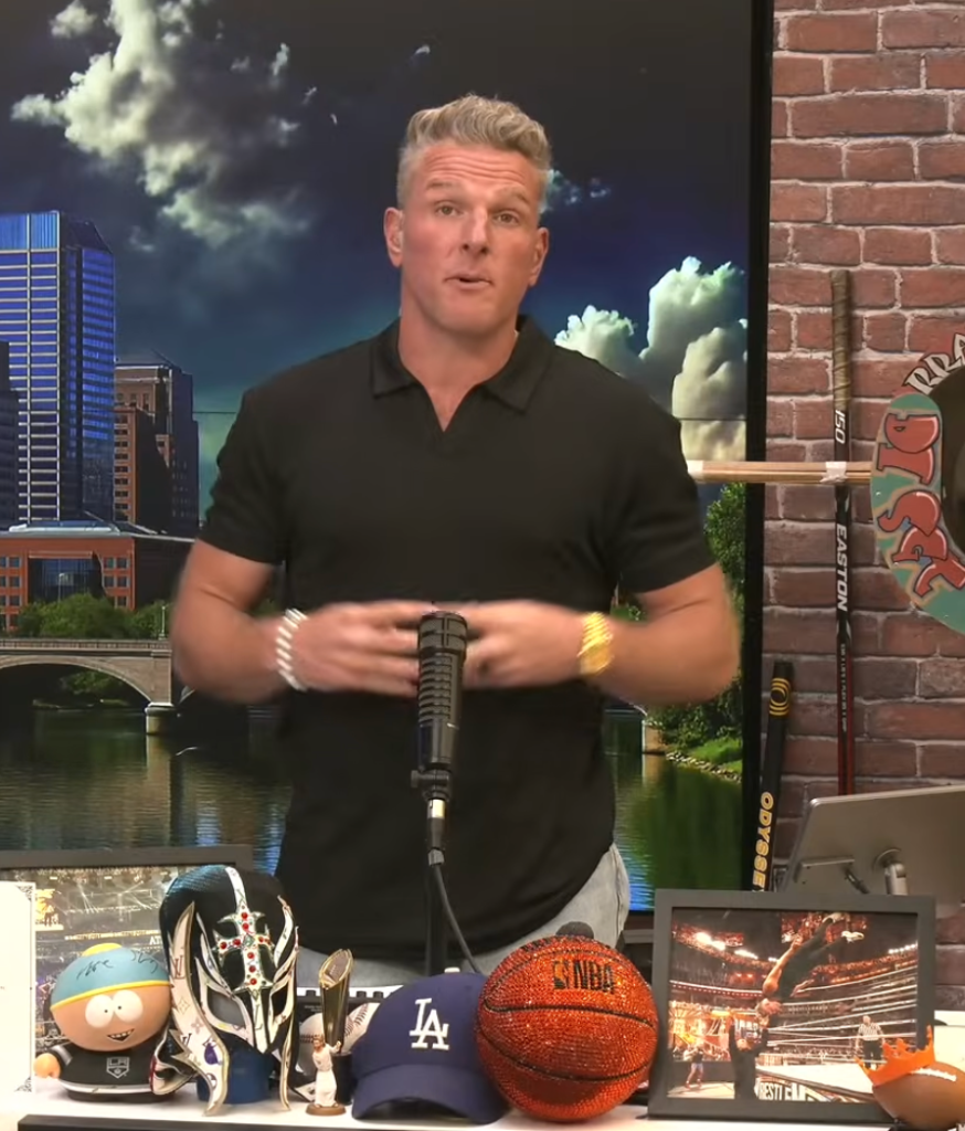 Pat McAfee on "The Pat McAfee Show." 