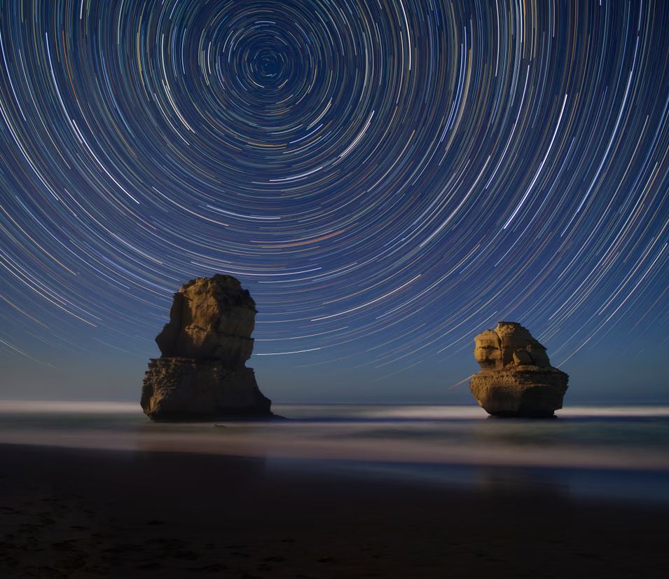 Highly commended, nightscapes category: Gog and Magog, Ed Hurst, David Malin Awards 2025