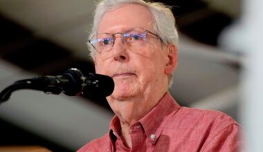 McConnell says a fall led to his hospitalization, breaking weeks of silence about health condition