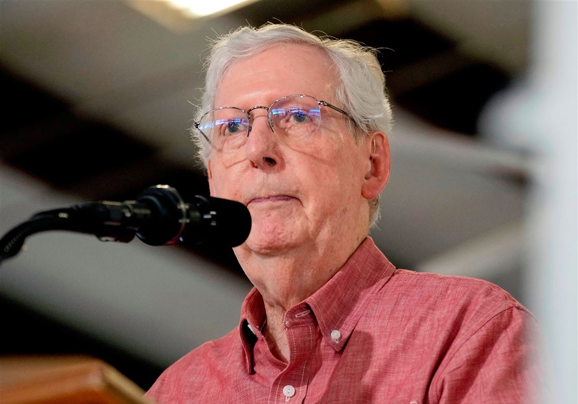 McConnell says a fall led to his hospitalization, breaking weeks of silence about health condition
