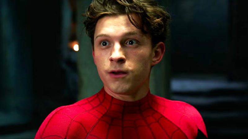 Tom Holland without mask as Spider-Man