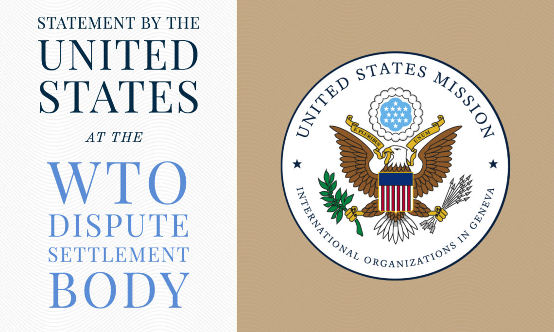 Statements by the United States at the July 24, 2026, DSB Meeting