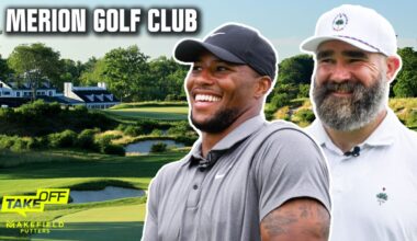 Takeoff: Saquon Barkley, Jason Kelce golf at Merion – NBC Sports Philadelphia