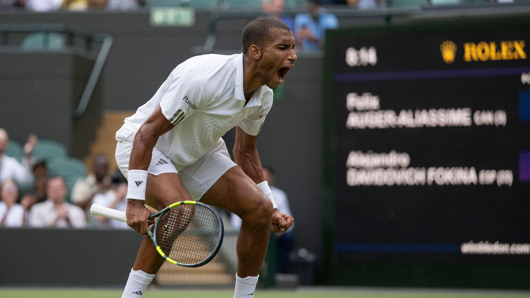 Auger-Aliassime takes long way round to quarter-final - Wimbledon