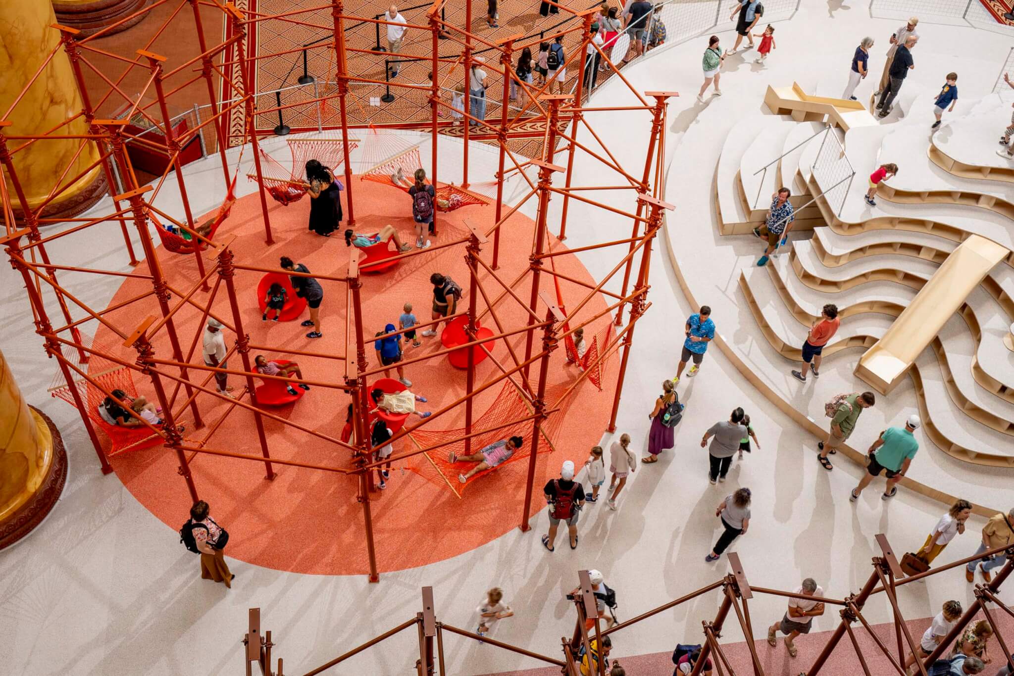 installation view of THE PLAYGROUND