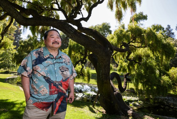 Allen Nishikawa is a third generation Japanese American. Nishikawa is part of a task force with Asian American Pacific Islander Coalition that works with various Asian immigrant communities in the North Bay, helping connect them to services and aid. Photo taken at Juilliard Park in Santa Rosa on Tuesday, June 30, 2026. (Christopher Chung/The Press Democrat)
