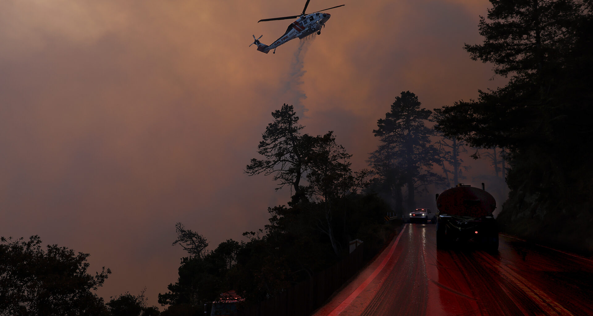 Woodside Fire burns on Sonoma Coast, closing stretch of Highway 1, forcing residents, campers to evacuate
